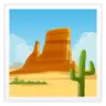 Wüste Emoji 🏜 image - WhatsApp style