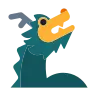 Emoji Drago 🐉 image - Tossface style