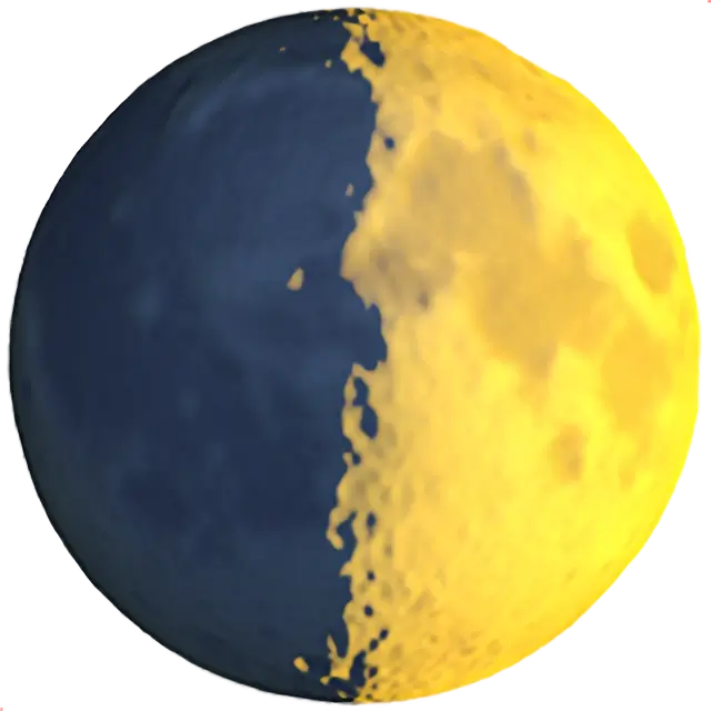 สัญลักษณ์ดวงจันทร์ไตรมาสแรก