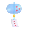 Emoji Wind Chime 🎐 image - Microsoft 3D Fluent style