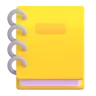 Hauptbuch Emoji 📒 image - Microsoft 3D Fluent style