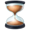 Sanduhr mit fließendem Sand Emoji ⏳ image - WhatsApp style