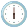 Emoji Orologio Face Six Oclock 🕕 image - Google Noto Color style