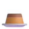 Custard Emoji 🍮 image - Microsoft 3D Fluent style