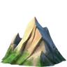 ภูเขา Emoji ⛰ image - Apple style