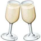 Clinking Glasses Emoji 🥂 image - Facebook Meta style