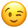 Winking Face Emoji 😉 image - Apple style