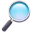 Magnifying Glass Tilted Right