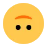 倒头 Emoji 🙃 image - Tossface style