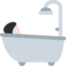 Person Taking Bath: Light Skin Tone Emoji 🛀🏻 image - Twitter / X (Twemoji) style