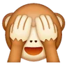 See-No-Evil Monkey Emoji 🙈 image - Samsung style