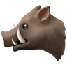 Domuz Emoji 🐗 image - Apple style