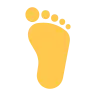 Emoji Piede 🦶 image - Tossface style