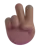 Victory Hand: Medium-Dark Skin Tone