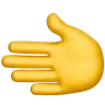 มือหันไปทางซ้าย Emoji 🫲 image - Apple style