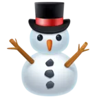 Snowman Without Snow Emoji ⛄ image - Facebook Meta style