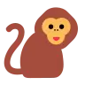 ลิง Emoji 🐒 image - Tossface style