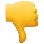 아래로 엄지 손가락 가입