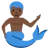 Merman: Dark Skin Tone