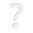 White Question Mark