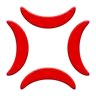 Anger Symbol Emoji 💢 image - Apple style