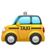 Taxi Emoji 🚕 image - WhatsApp style