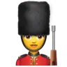 Woman Guard Emoji 💂‍♀️ image - WhatsApp style