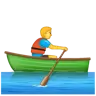Man Rowing Boat Emoji 🚣‍♂️ image - WhatsApp style