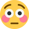 通红的脸 Emoji 😳 image - Twitter / X (Twemoji) style