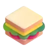 Sandwich Emoji 🥪 image - Microsoft 3D Fluent style