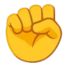 Emoji Pugno alzato ✊ image - Google Noto Color Animated style