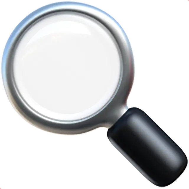 Lente d'ingrandimento a sinistra