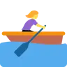 Woman Rowing Boat Emoji 🚣‍♀️ image - Twitter / X (Twemoji) style