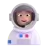 Astronaut: Medium-Light Skin Tone
