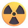 Radioactive Emoji ☢ image - Microsoft 3D Fluent style