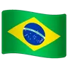 Flag: Brazil Emoji 🇧🇷 image - WhatsApp style