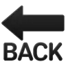 Zurück mit Pfeil nach links oben Emoji 🔙 image - WhatsApp style