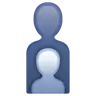 Family: Adult, Child Emoji 🧑‍🧒 image - WhatsApp style