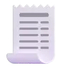 ใบเสร็จรับเงิน Emoji 🧾 image - Microsoft 3D Fluent style