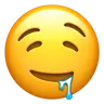 Emoji Faccia sbavante 🤤 image - Apple style
