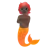 Merperson: Dark Skin Tone