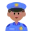 Man Police Officer: Medium Skin Tone