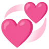 Drehende Herzen Emoji 💞 image - Google Noto Color style