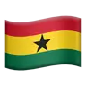 Flag: Ghana Emoji 🇬🇭 image - Apple style