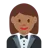 Woman In Tuxedo: Medium-Dark Skin Tone