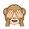See-No-Evil Monkey Emoji 🙈 image - Telegram style