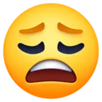 Emoji Faccia stanca 😩 image - Facebook Meta style