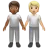 People Holding Hands: Medium-Dark Skin Tone, Medium-Light Skin Tone