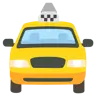 Taxi à l’approche Emoji 🚖 image - Google Noto Color style
