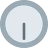 Emoji Orologio Face Six-Thirty 🕡 image - Twitter / X (Twemoji) style